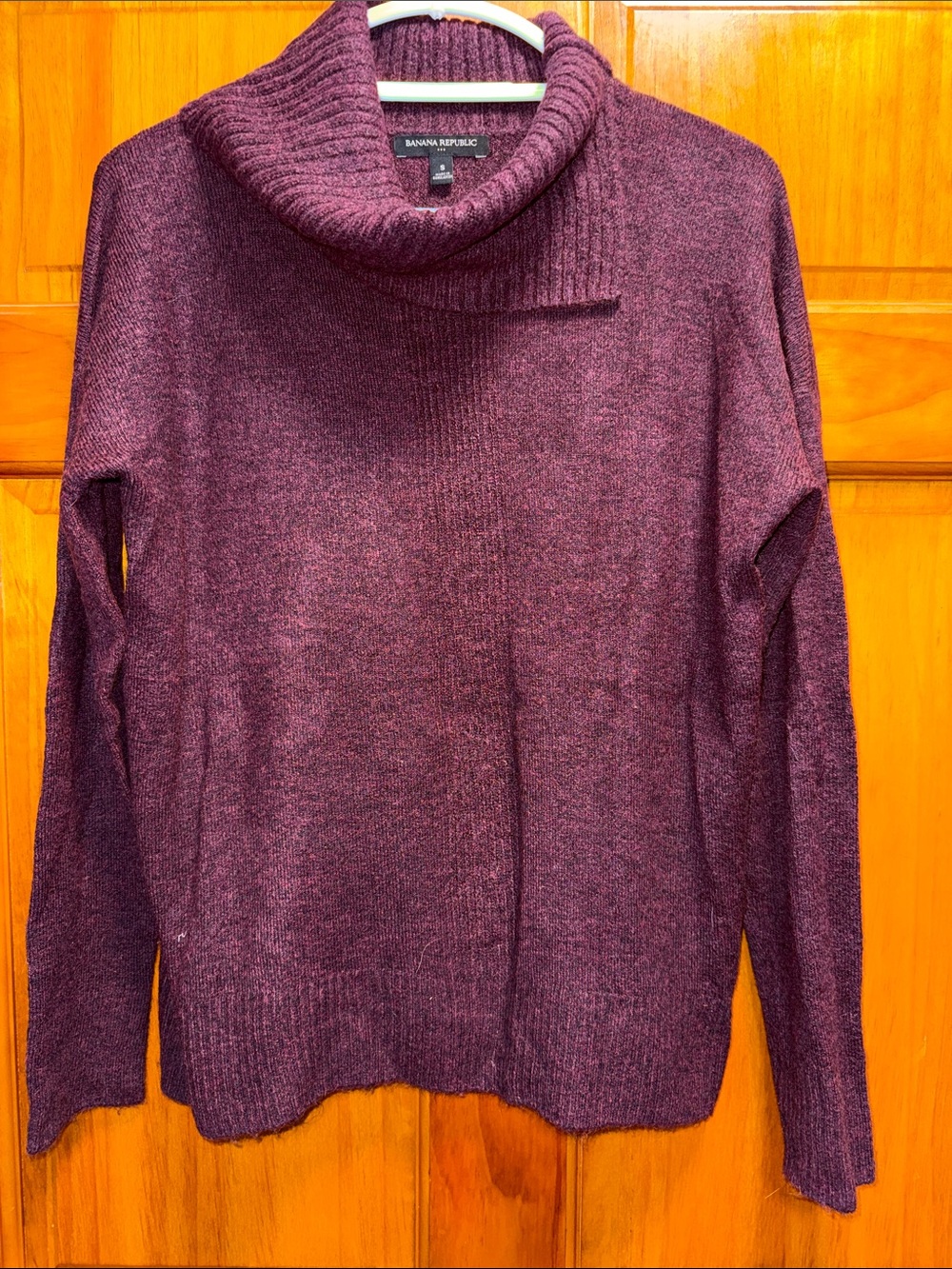 Banana Republic Plum Cowl Neck Sweater